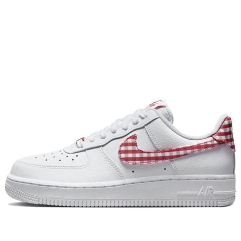 Wmns Air Force 1 '07 Essential 'Mystic Red Gingham' 